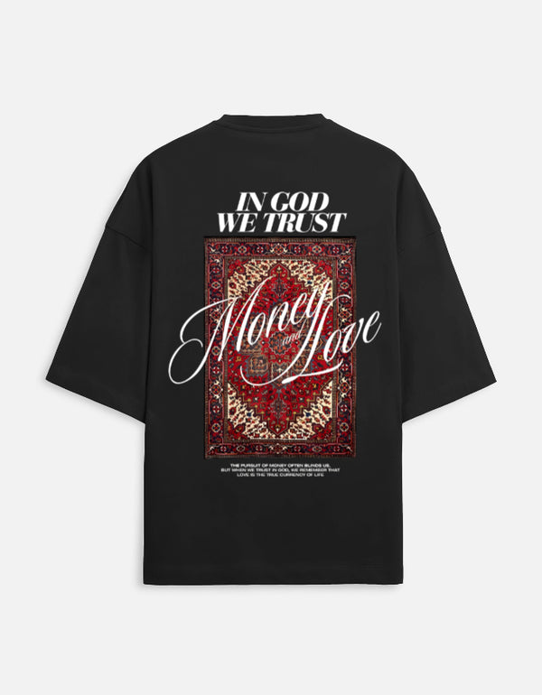 In God We Trust Terry Oversized Tee – 260 GSM Terry Knit