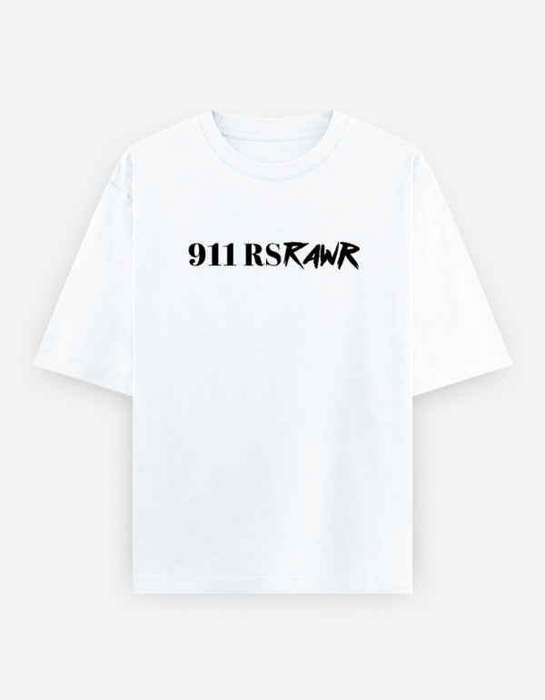 911 Oversized Graphic Tee – Heavyweight 240 GSM